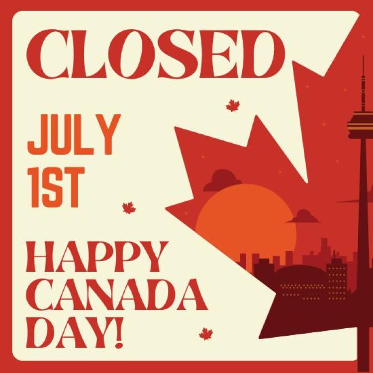 Closed Canada Day