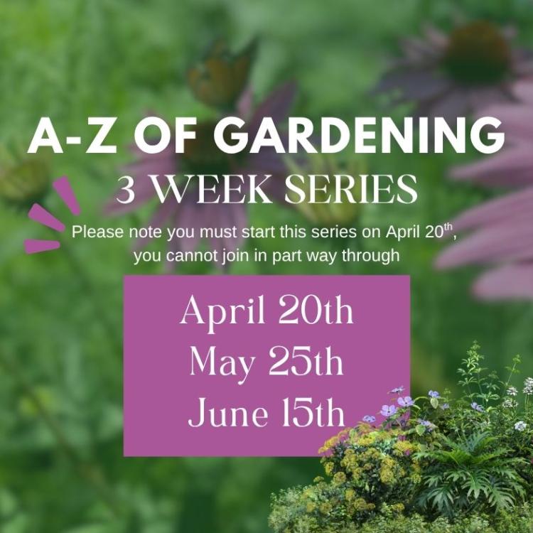 3 week series April 20, May 25, June 15