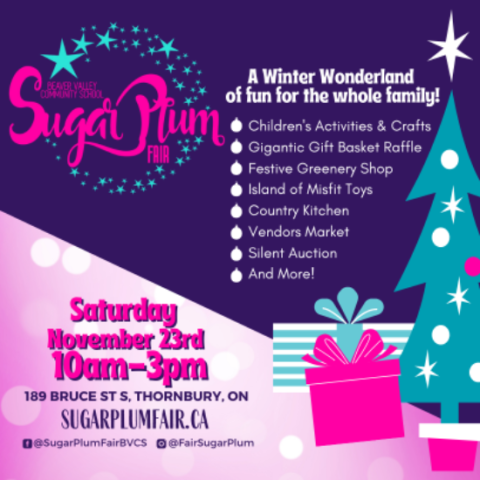 Sugar Plum Fair at BVCS on November 23