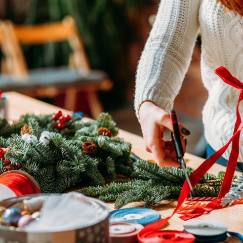 Holiday Crafts for Seniors at the Library