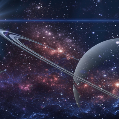 Outer space science fiction