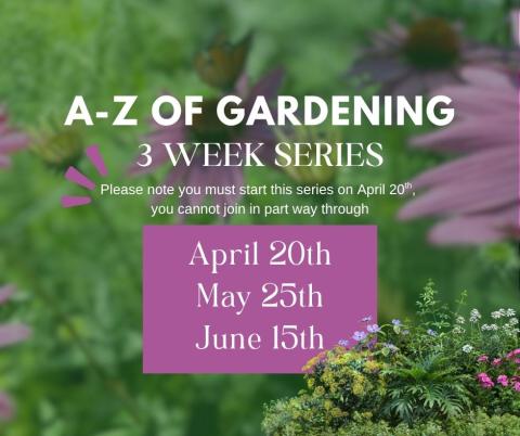 3 week series April 20, May 25, June 15