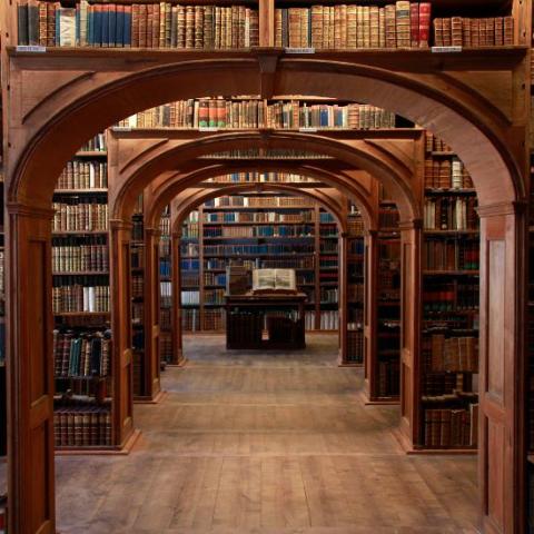 A beautiful old library