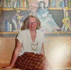 Beverley Smith in the Story Tower