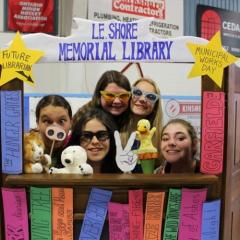 Librarian kids at the municipal fair